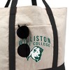 Williston State College WSC Tetons Primary Logo Canvas Tote Bag With External Pocket, Reusable Shoulder Bag for Shopping, School, Beach - 2 of 4