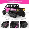 Garvee 24V 4WD 6-Wheel Ride On Dump Truck for Kids, 2-Seater Electric Truck with Remote Control, Motorized Dump Bed, Shovel, LED Lights & Music - 2 of 4
