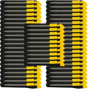 MotoProducts Bulk 5" Box Cutters Black with Snap-Off Blades and Safety Locks - 1 of 3