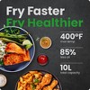 Chefman Multifunctional Digital 10 Qt. Air Fryer+ Rotisserie, Fry, Roast & Bake, 17 Presets - Black - 2 of 4