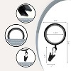 Linen Avenue Curtain Rod Decorative Drapery Rings - 4 of 4