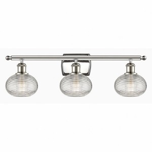 Ithaca - 3 Light Bath Vanity In Industrial Style-8 Inches Tall and 26 Inches Wide - 1 of 1