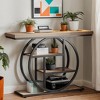 Hommoo 41.3" Industrial 4-Tier Console Table - 3 of 4