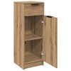 CLIHOME Freestanding Bathroom Storage Cabinet with Drawer Engineered Wood Standard - 3 of 4