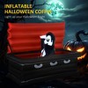 Hrinhom Halloween Inflatables Outdoor Decorations Vampire and Giant Coffin,Blow Up LED Yard Decor - 3 of 4