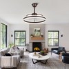Bella Depot 20" Modern Ceiling Fan with Dimmable Light, 6-Speed Reversible with Remote and APP Control - 4 of 4