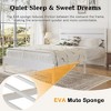 VECELO Platform Bed Frame With Rustic Vintage Wood Headboard and Footboard, Sturdy Metal Slats, No Box Spring Required - 4 of 4