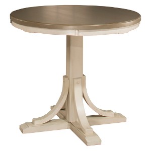 Clarion Round Counter Height Dining Table: Pedestal Base, Seats 4 - Hillsdale Furniture - 1 of 4