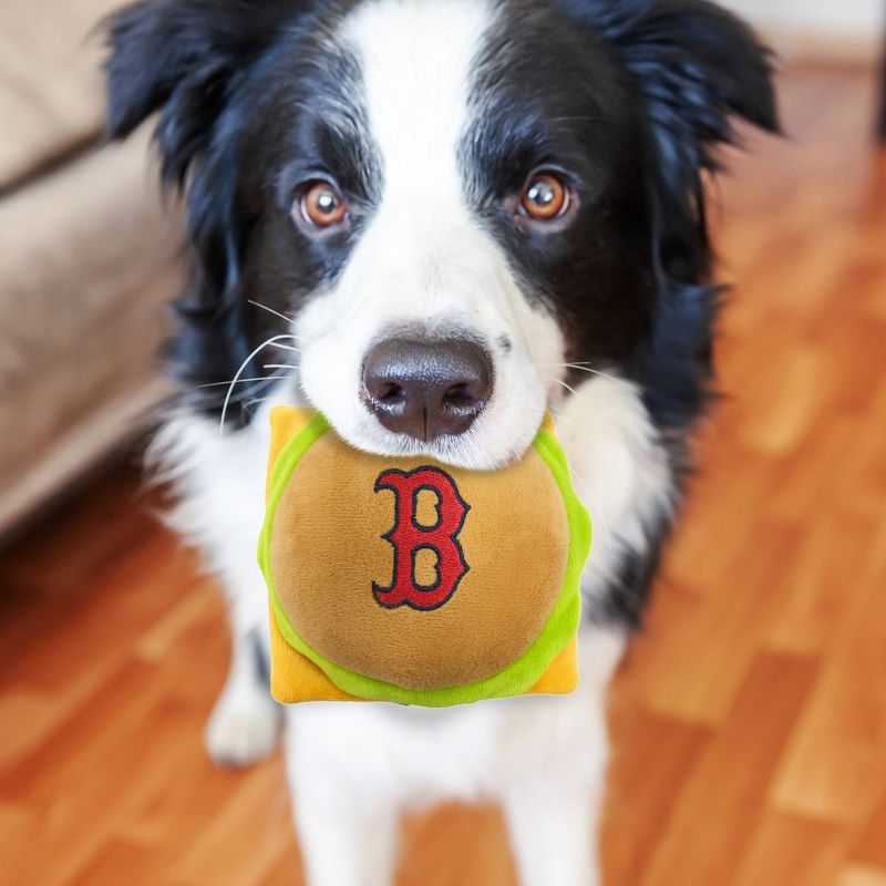 MLB Boston Red Sox Hamburger Pets Toy, 4 of 5