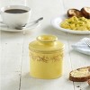 Butter Bell® Crock - Goldenrod Antique Ceramic Butter Keeper, Vintage-Style Butter Dish for Spreadable Butter Without Refrigeration - 3 of 4