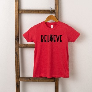 The Juniper Shop Believe Tree Toddler Short Sleeve Tee - 1 of 2