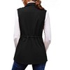 Imily Bela Women's Casual Military Utility Vest Lightweight Sleeveless Drawstring Jackets with Pockets - 4 of 4