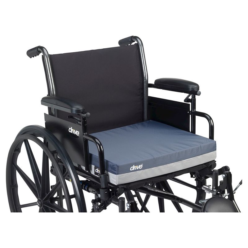 Drive Medical Gel "E" Skin Protection Wheelchair Seat Cushion, 18" x 16" x 3", 6 of 7