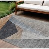 Taupe Beige And Gray Abstract Washable Indoor Outdoor Area Rug - 2 of 4