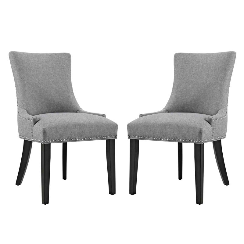 Set of 2 Marquis Dining Side Chair Fabric - Modway, 1 of 8