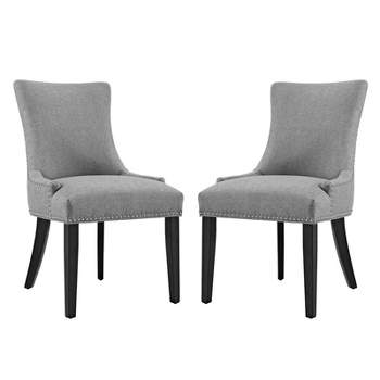Set of 2 Marquis Dining Side Chair Fabric - Modway