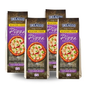 DeLallo Gluten-Free Flour Pizza Kit, 17 oz Bag, (4 Pack) - 1 of 4