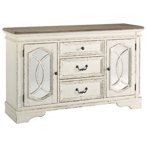 Realyn Dining Room Server Chipped White - Signature Design by Ashley