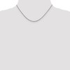 Black Bow Jewelry 1.6mm 14k White Gold Diamond Cut Fancy Singapore Chain Necklace - 2 of 4
