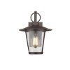 Chloe Lighting Caradoc Transitional 1 Light Rubbed Bronze Outdoor Wall Sconce 12" Height - 3 of 4