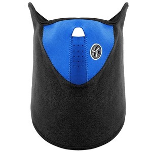 iMountek"Breathable Half Face Mask Neck Warmer for Motorcycle & Bike Racing, Windproof & Dustproof"Blue - 1 of 4