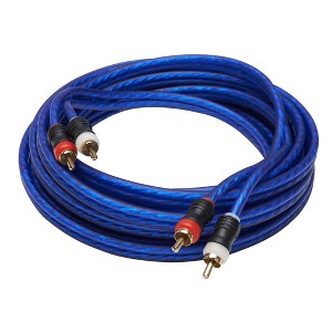 PowerBass ARCA-12 - 12 Feet Twisted Pair RCA Cable - 1 of 2