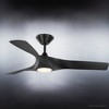 Urban Ambiance Luxury Transitional Ceiling Fan 13.5''H x 52''W,  Midnight Black Finish,  Geraldton Collection, UHP9361 - 4 of 4