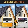 ROTTOGOON Solar Motion Sensor Wall Lights 3-Head LED Flood Remote IP65 Waterproof Black 2-Pack - 4 of 4