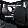 Fit 2015-2023 F150, 2017-2023 F250 F350 Coverado Crew Cab Custom Seat Covers Front and Back Full Set Waterproof Faux Leather - 2 of 4