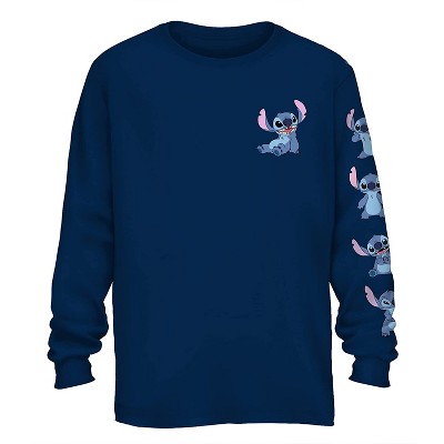 Mens Lilo and Stitch Tee - Mens Classic Lilo and Stitch Long Sleeve T-Shirt