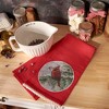 Primitives By Kathy 28.0 Inch Winter Cardinal Kitchen Towel Candy Cane Embroidered Scene Kitchen Towel - 3 of 3