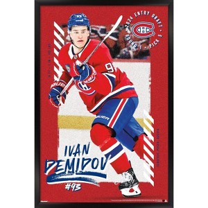 Trends International NHL Montreal Canadiens - Ivan Demidov 25 Framed Wall Poster Prints - 1 of 4