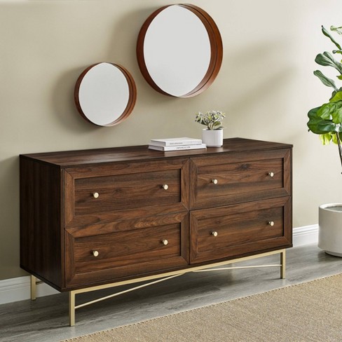 Modern 4 Drawer Dresser Espresso - Room Essentials™ : Target