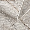 Hauteloom Baqer Bone & Tan Textured Performance Rug - 3 of 4