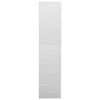 vidaXL Office Cabinet- Steel and Tempered Glass, Gray, 35.4"x15.7"x70.9" - Adjustable Shelves, Secure Locks, and Drawers for File Storage - 3 of 4