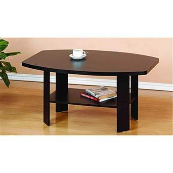 Furinno Simple Design Coffee Table, Dark Brown