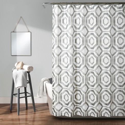 Octagon Blocks Shower Curtain Lush Decor Target
