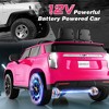 Costway 12V Kids Ride On Car Chevrolet Tahoe Electric Truck SUV Remote w/ Light & Music - image 4 of 4