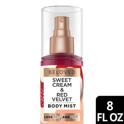 Beloved Sweet Cream & Red Velvet Body Mist 8oz : Target