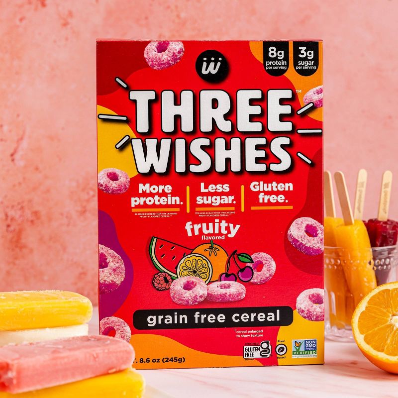 Three Wishes Fruity Cereal - 8.6oz, 3 of 7