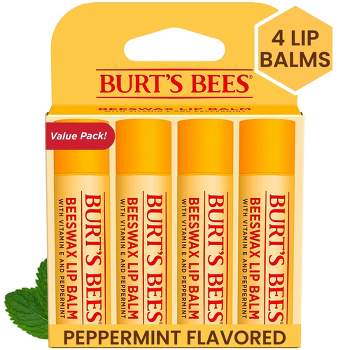 Burt's Bees Lip Balm, Berry Agua Fresca, Dragonfruit Lemon, Coconut & Pear, Tropical Pineapple, Value 4 Pack - 4 pack, 0.15 oz each