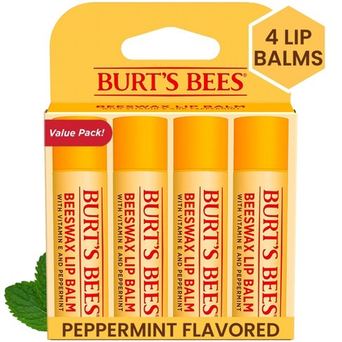 Burt's Bees Lip Balm Best Of Burt's - 4ct : Target