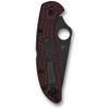 Spyderco Delica 4 Lightweight Folding Pocket Knife with 2.9" Micro-Melt PD#1 Blade | Get a Non-Slip Grip with the Bi-Directional FRN Handle, Burgundy - 2 of 3