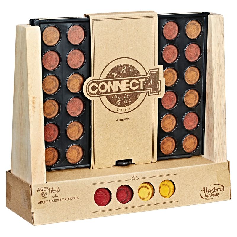 Connect 4 - Rustic Series Board Game, 3 of 11
