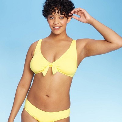 target yellow bikini top