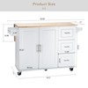 GlasFlength Decorative Storage Cabinets, Wood Frame, with Drawer, Grooved Sliding, Flexible movement, White, 53.93"*15.74"*32.67" - 4 of 4