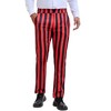 INSPIRE CHIC Men's Classic Fit Flat Front Business Work Prom Striped Pants - 3 of 4