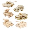 6ct Wooden Puzzle Military Vehicles Bundle Set - Hands Craft : Target
