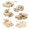 6ct Wooden Puzzle Military Vehicles Bundle Set - Hands Craft: Craft Kits for Boys, Wood Craft Activity, Ages 8+ - 2 of 3