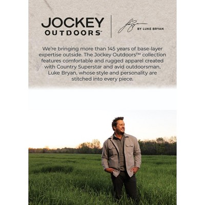 Jockey Outdoors by Luke Bryan Men's Flannel Field Shirt S Chestnut Plaid — фото 3